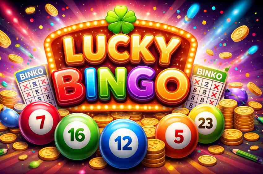 Lucky Bingo online com interface simples e números destacados para fácil acompanhamento